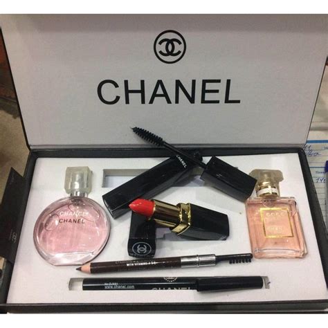 chanel perfume and makeup.